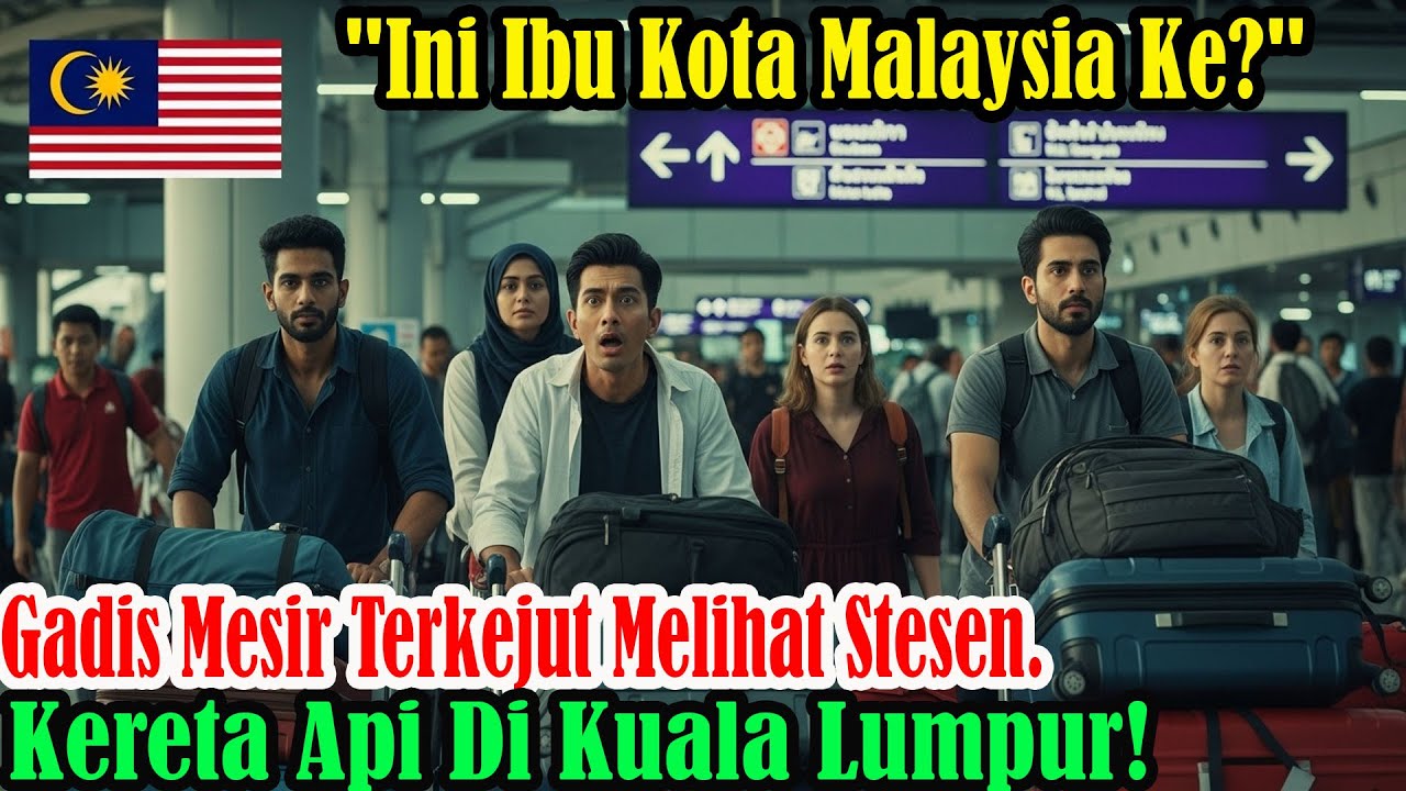 Ini benarkah ibu negara Malaysia? – Pelajar Mesir terkejut saat masuk stesen kereta api KL hari ini!