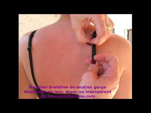 astuce bretelle soutien gorge qui tombe