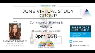 Community Sharing & Visibility with Gemma Emmett