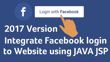 Enable Facebook login using JAVA J2EE for websites