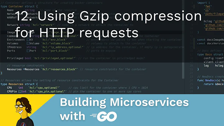 Building Microservices with Go: 12 Using Gzip compression for HTTP responses