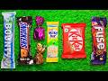 Satisfying video Asmr lollipops candy unboxing video Asmr opening video and chocolate gummy candy