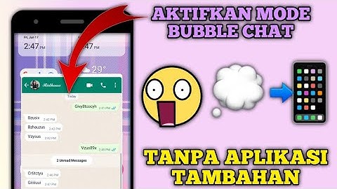 Cara Aktifkan Bubble Chat di Hp Samsung Tanpa Aplikasi
