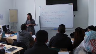 الدراسة في روسيا...أول محاضرة لغة روسية للطلاب تحضيري