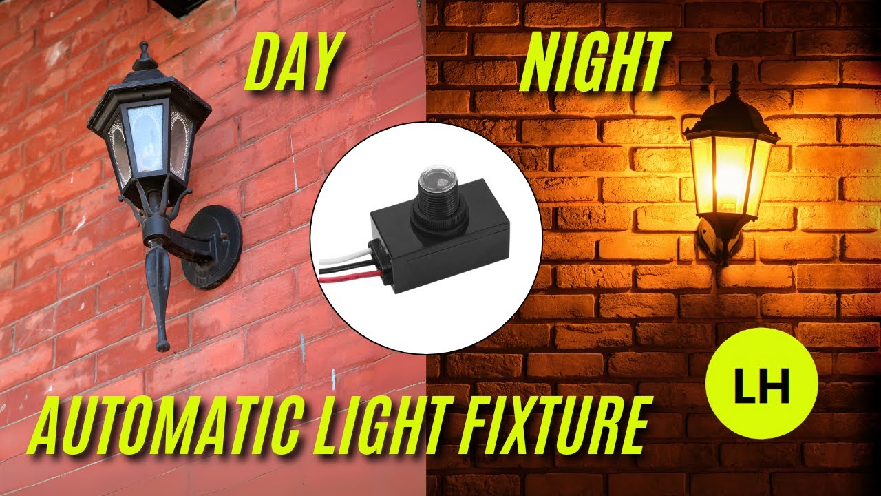 How to DIY Install a Day/Night Sensor for Your Outdoor Lights! - YouTube