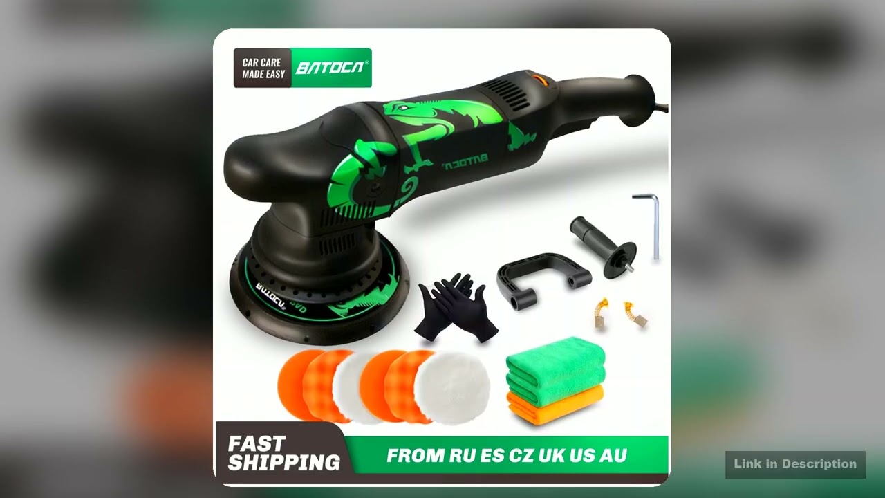 700W Car Polishing Machine DA 5inch 15mm Orbit Dual Action Auto Polisher Variable Speed Sander