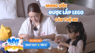 MẸ SIÊU NHÂN | Mẹ Phạm Quỳnh Anh cùng con gái Tuệ An thực hiện mong muốn lắp lego