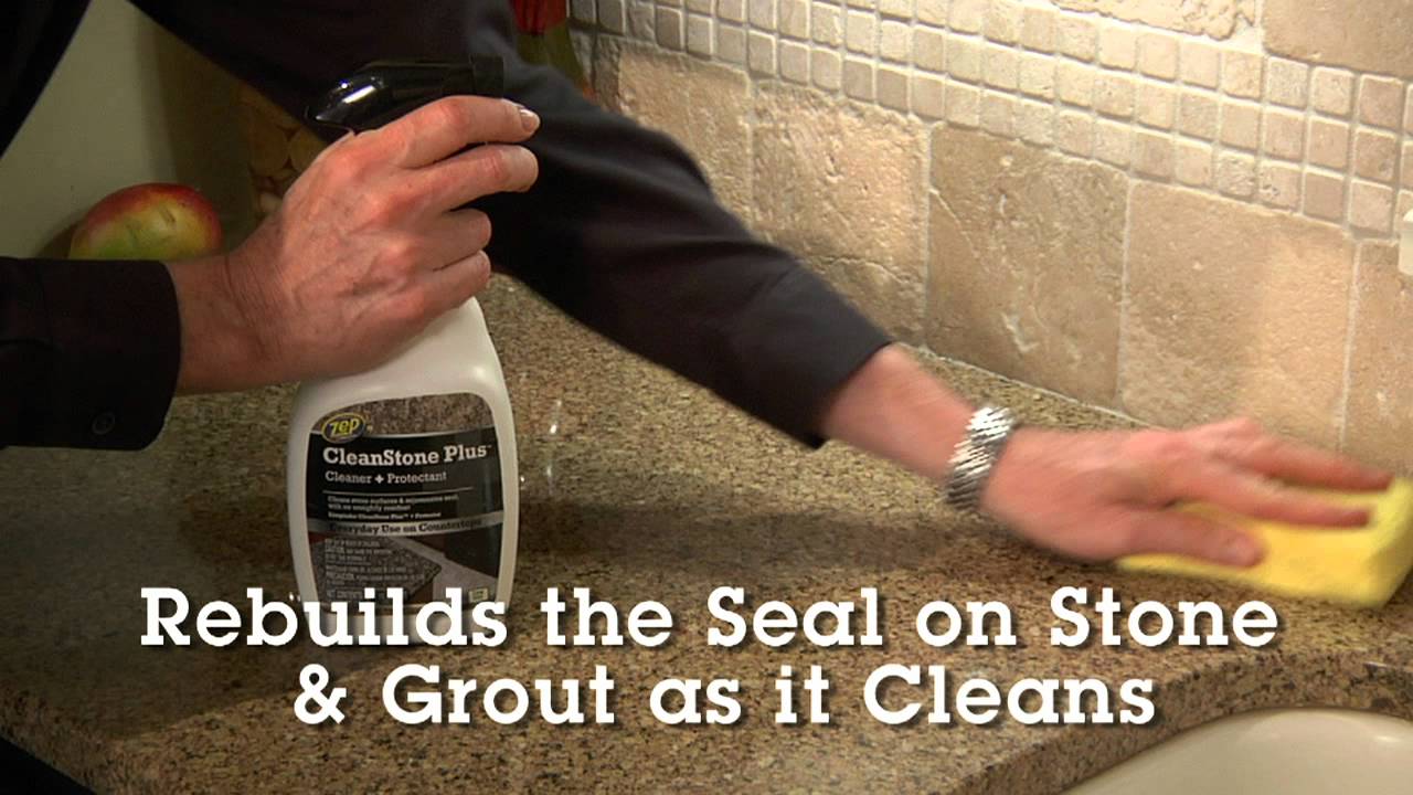 Zep Commercial CleanStone Plus Cleaner + Protectant YouTube