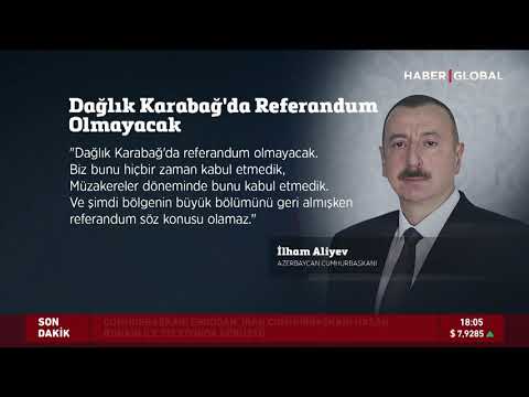 Azerbaycan Cumhurbaşkanı İlham Aliyev Net Konuştu: Karabağ'da Referandum Olmayacak