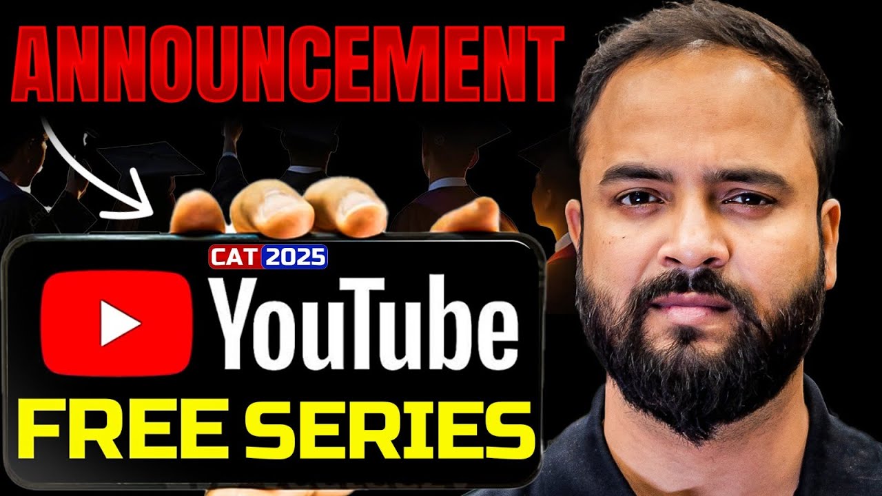 Free YouTube Series for CAT 2025 Preparation | Master Quant, VARC & DILR with Raman Tiwari & Experts