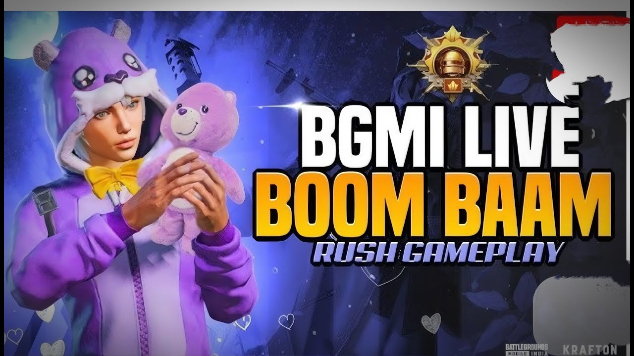 Aj bgmi me Bom bam live stream 200 subscribers target karvao 🥰😙