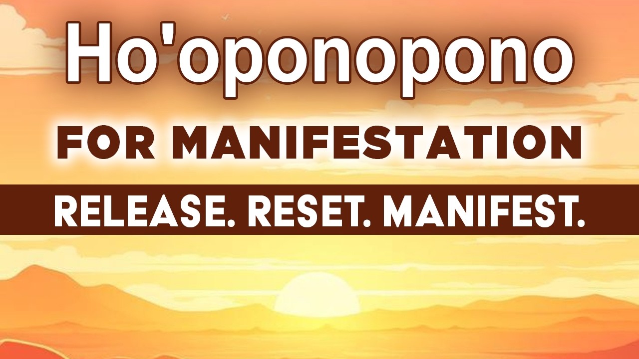 Ho’oponopono for Manifestation & Miracles | Release Negativity & Manifest | 1 Hour Meditation Prayer