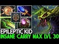 EPILEPTIC KID [Venomancer] Insane New Carry Max Level 30 Full Talent Tree 7.23 Dota 2