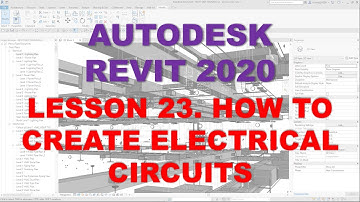 REVIT MEP 2020 - STEP BY STEP TUTORIAL 23 - HOW TO CREATE ELECTRICAL CIRCUITS