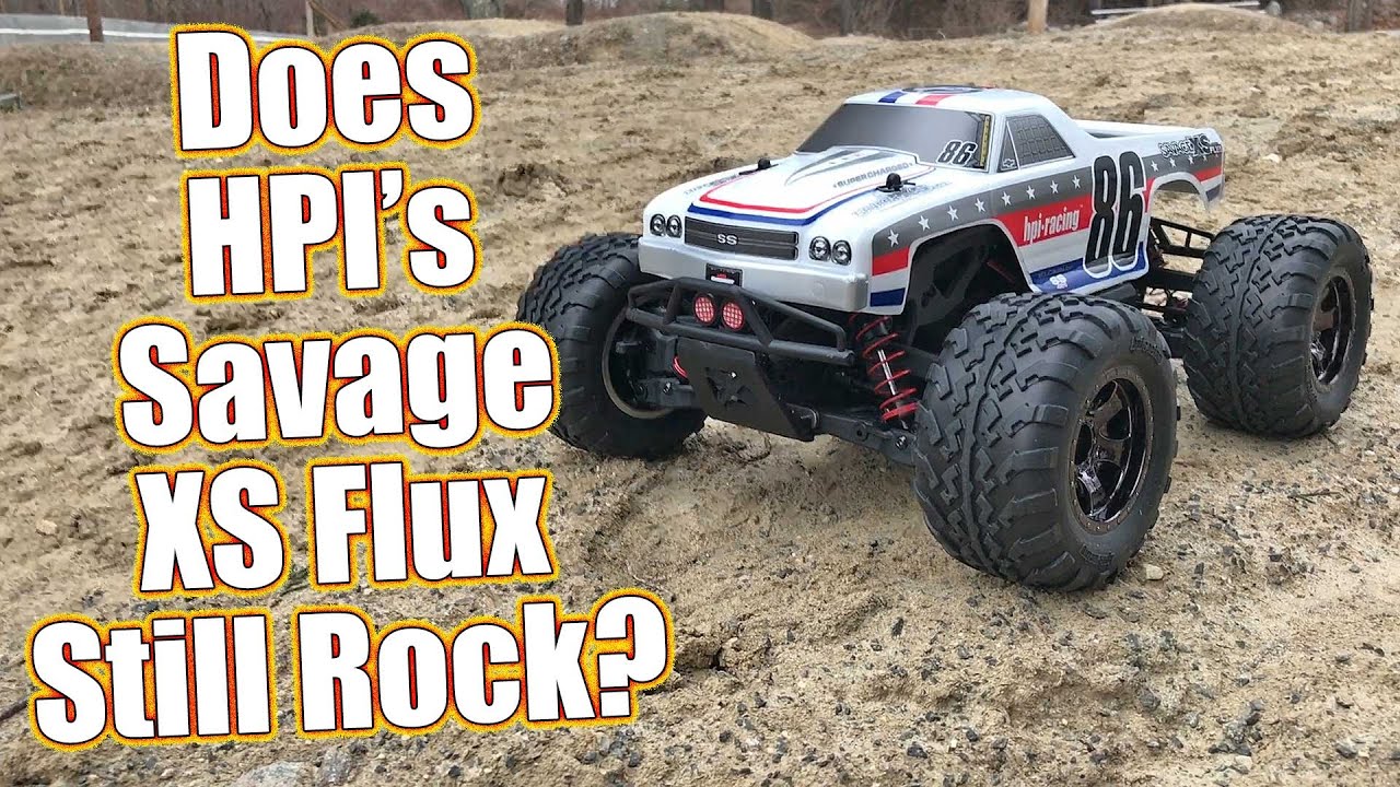 HPI Savage XS Flux Chevrolet El Camino SS Brushless Monster Truck ...