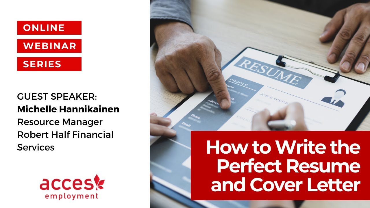 How to Write the Perfect Resume and Cover Letter - YouTube