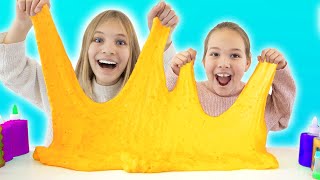 amelia avelina pretend play making satisfying slime