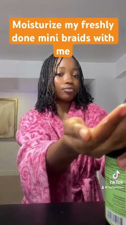  Mini braids for hairgrowth #minibraids #naturalhair #4chair # ...
