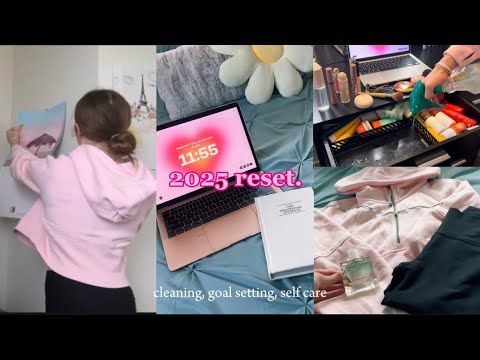 reset with me for the new year!! mental and physical prep for 2025🎀