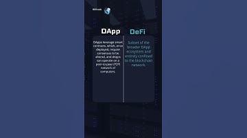 DApp VS DeFi #cryptocurrency #crypto #blockchain #bitcoin #decentralized #finance #application