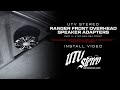 UTV Stereo Polaris Ranger Front Overhead Speakers