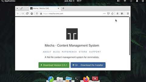 Mecha CMS #1: Installing the Core CMS