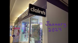 CLAIRE'S SHOP WITH ME💗JANUARY 2024💟ACCESSORIES & JEWELRY🎀STORE WALK-THROUGH💖