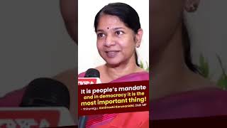 It is people's mandate and in democracy. It is the most important thing!#DMK