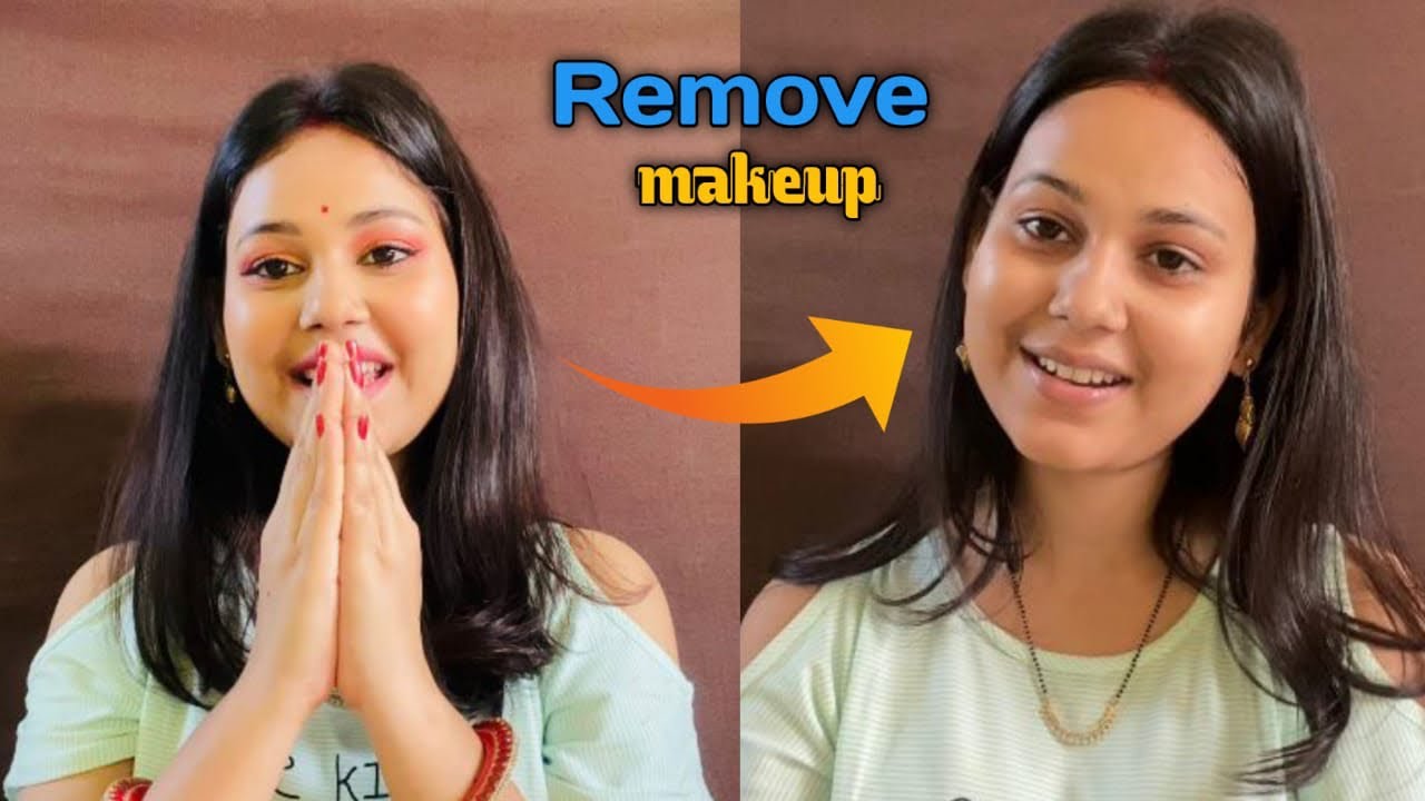 How To Remove Makeup Naturally || Remove makeup without makeup remover ||