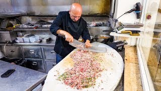 INSANE KEBABS Handmade With a Sword  Palestinian Food in Nazareth!