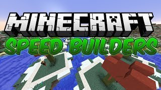 Rychlí stavitelé?!|Minecraft Minihry #1 Speed builders!