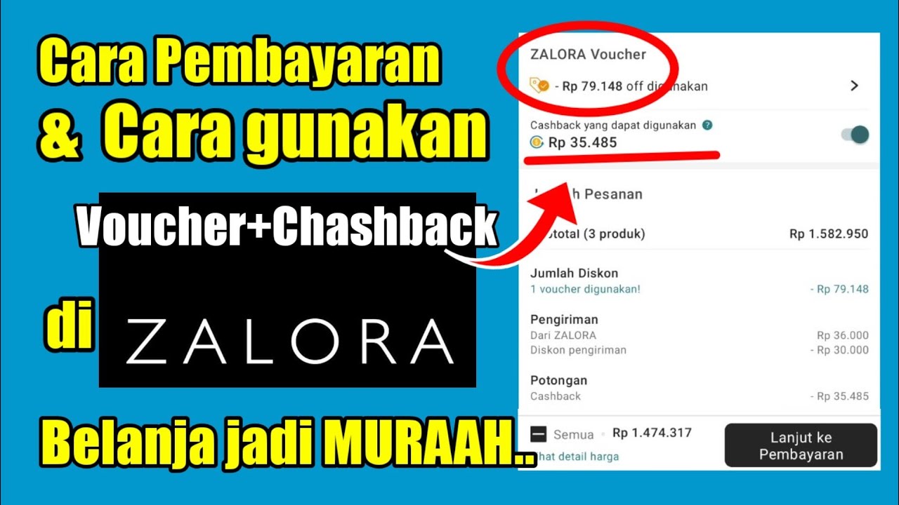 Cara Pembayaran di Zalora dan Cara Pakai Voucher Diskonnya Aplikasi