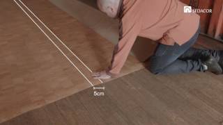 Posa pavimento a rotoli Corkoleum | Biosughero - YouTube