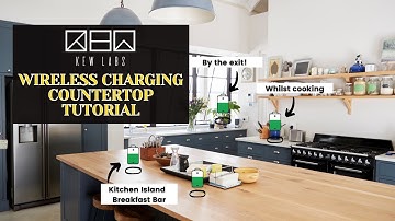 How to make a wireless charging countertop - Kew Labs UTS-1
