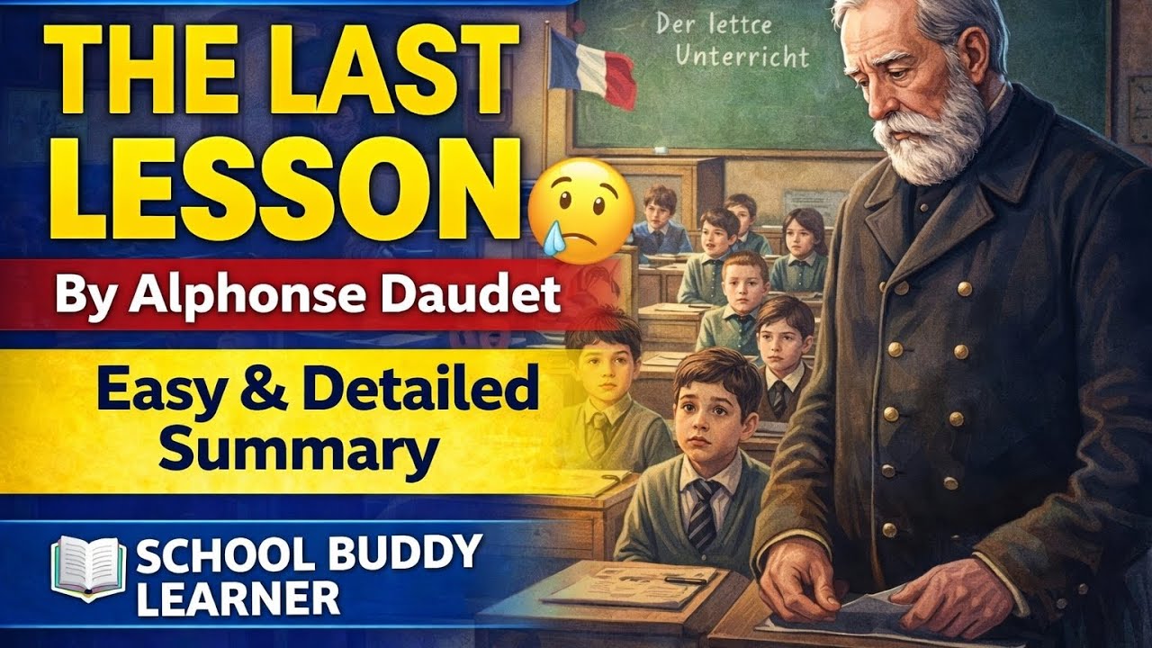 The Last Lesson – Class 12 English | Easy & Detailed Summary | Important Questions | Flamingo