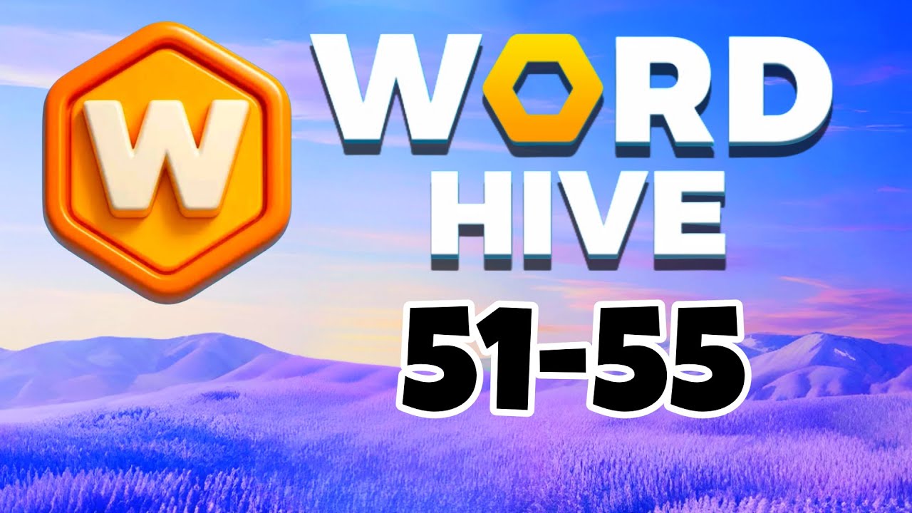 WORD HIVE Connect Letter Game level 71 72 73 74 75