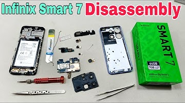 Infinix Smart 7 Disassembly / Teardown || How To Open Back Panel Infinix Smart 7 | All Parts Open |