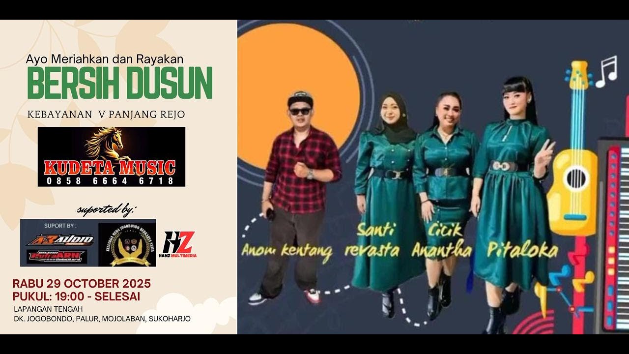 Live 🔴 - Kudeta Music Jadul -A3 Audio -Bersih Dusun Kebayanan V Panjang Rejo