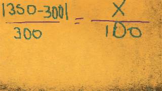 Percent Increase and Decrease Notes