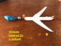 How To Make An Airplane Powered By A Balloon 1 More Awesome Toy How To Make An Airplane Powered By A Balloon 1 More Awesome Toy