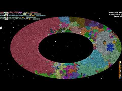 AI Only Timelapse: Galaxy of Giants (40000 Stars, 1,5 Million Years Simulation)