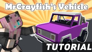 MrCrayfish's Vehicle. Part 1 Tutorial / Guide 1.12.2 -1.16.4 (minecraft java edition)