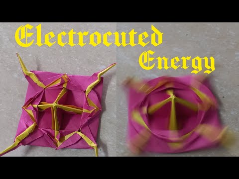 The Coolest paper beyblade- Electrocuted Energy tutorial