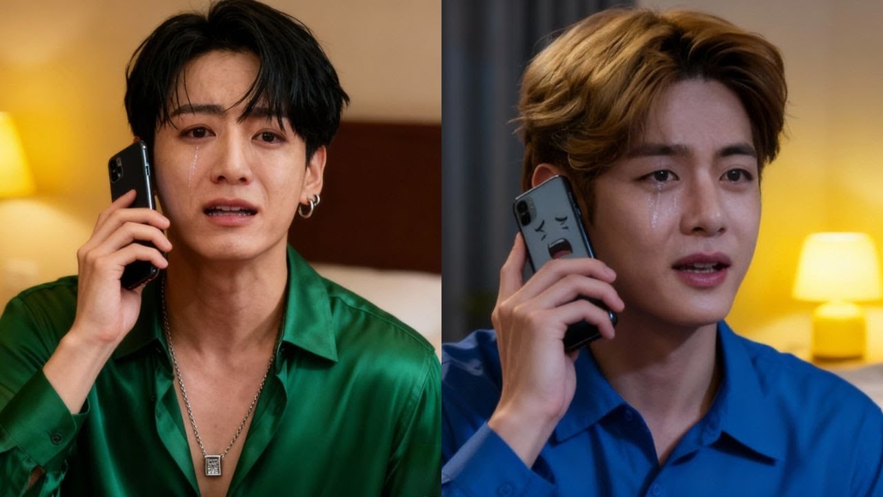 Jungkook cried in a room, then called Taehyung and said these words while crying😱😱💔.