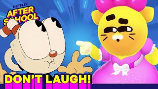 Try Not To Laugh Cartoon Challenge The Cuphead Show More Netflix After School