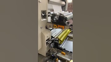 one color 2 colors  Plastic film non woven roll paper flexo printing machine