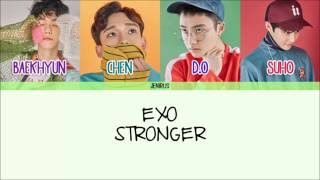 EXO - Stronger [Eng/Rom/Han] Picture + Color Coded Lyrics chords