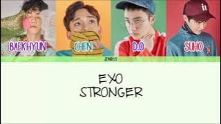 EXO - Stronger [Eng/Rom/Han] Picture   Color Coded Lyrics