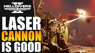 Helldivers 2 - Laser Cannon is "Amazing" (Helldive Solo)