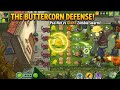 THE BUTTER CORN DEFENSE🧈🌽 Pea-Nut vs Giant Zombie Swarm (PvZ 2 Story Mode) #pvz #cartoon #games #us